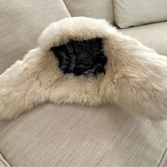 Vintage Mad Bomber Rabbit Fur Hat with Ear Flaps Trooper Hat XXL Unisex - Picture 4 of 9